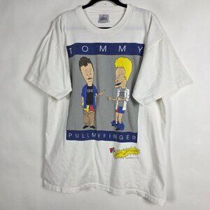 Vintage 90s Stanley Desantis Beavis Butthead Tommy Mens XL Short Sleeve T Shirt